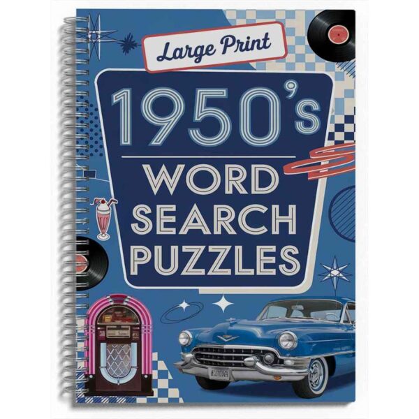 Web graphic A season to unwind 1950's Word Search Puzzles