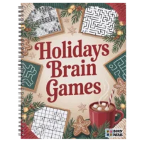 Holidays Brain Games - Puzzle Book Gift Box
