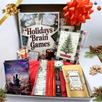 Holidays Brain Games - Puzzle Book Gift Box