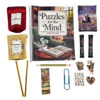 Puzzle Subscription Box Gift for seniors BoxyPuzzles Monthly Puzzle Box