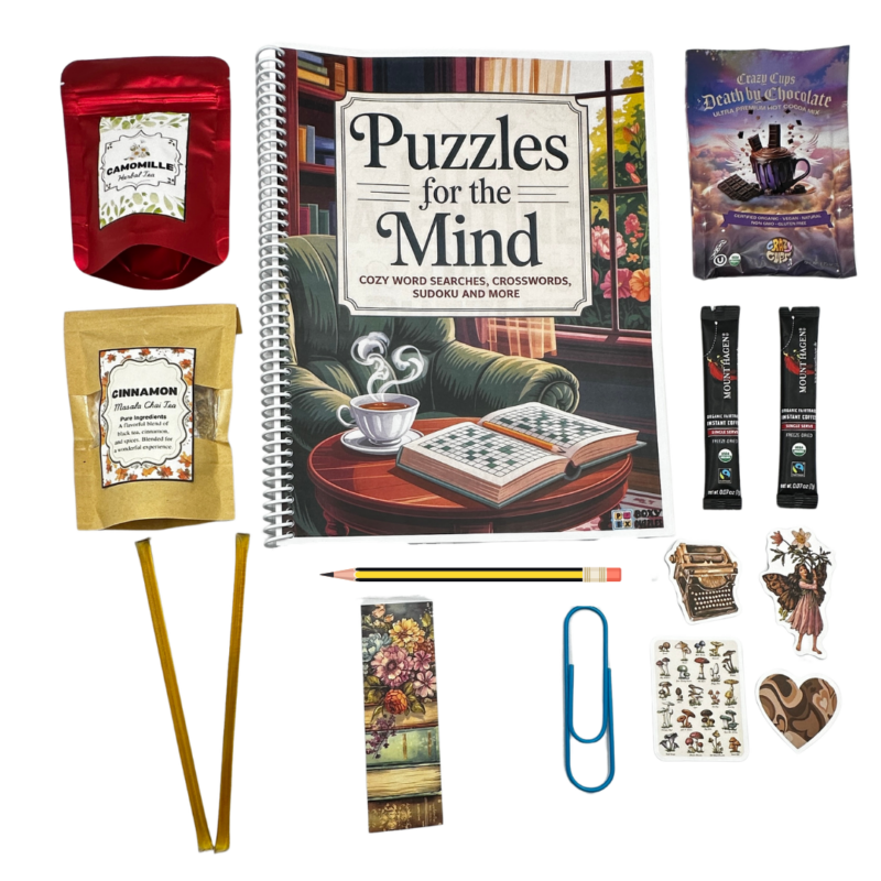 Puzzle Subscription Box Gift for seniors BoxyPuzzles Monthly Puzzle Box