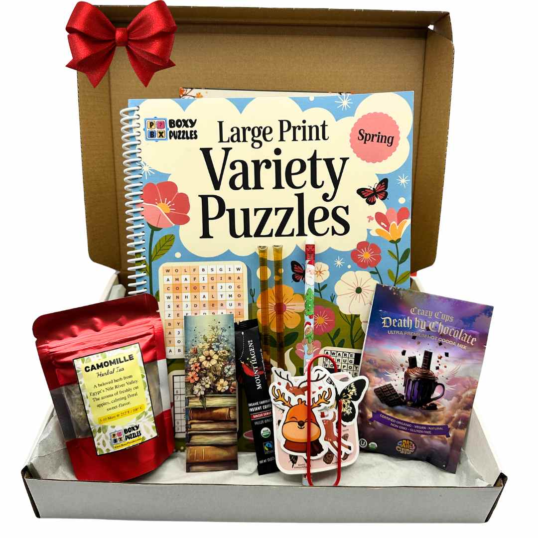 Puzzle book subscription box