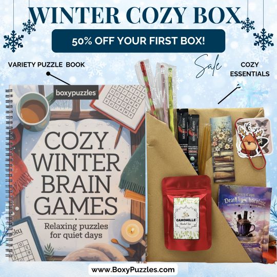 Cozy Winter - Variety Puzzle Book Gift Box