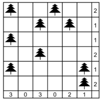 8 Tents and Trees Puzzle Book – 100 Large Print Logic Puzzles | Spiral Bound & Digital Download