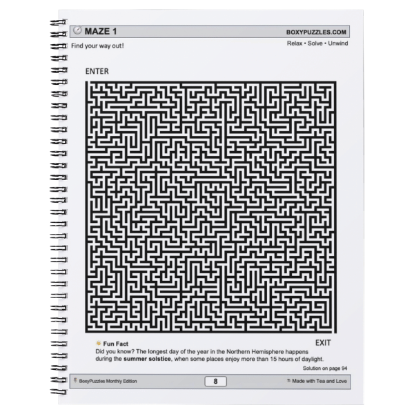 13 Puzzles for the Mind – Lemonade & Lazy Days