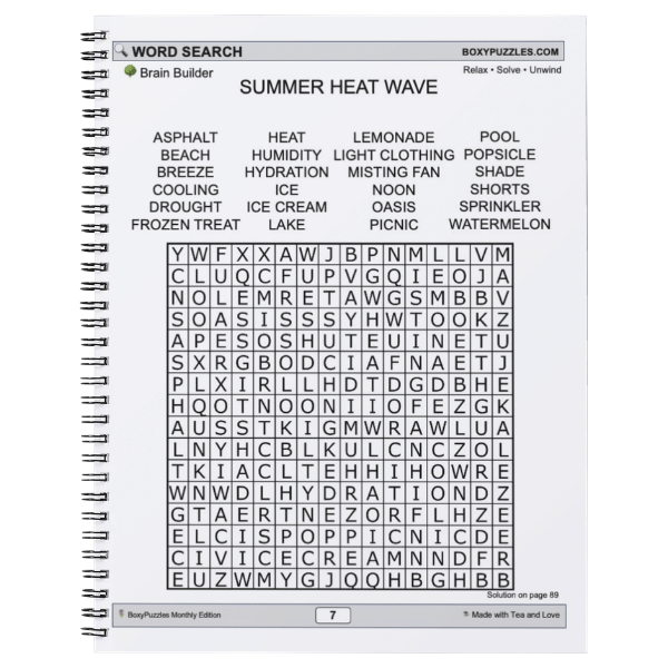 14 Puzzles for the Mind – Lemonade & Lazy Days