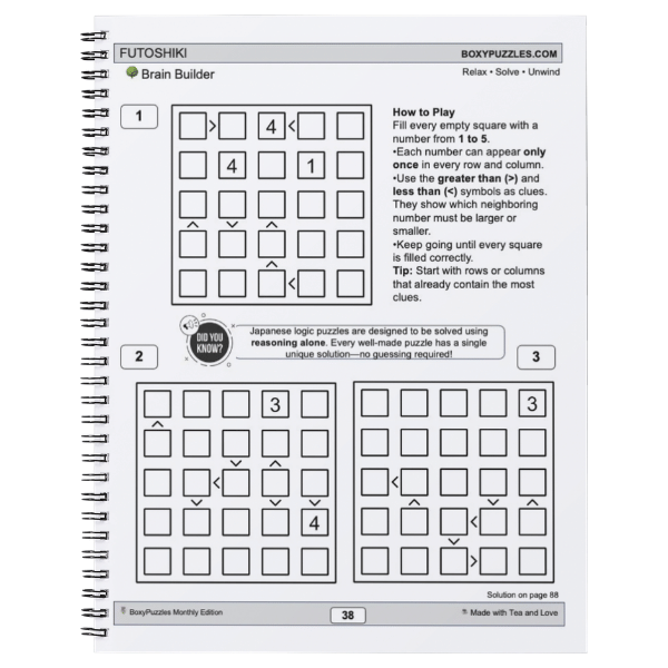 19 Puzzles for the Mind – Lemonade & Lazy Days