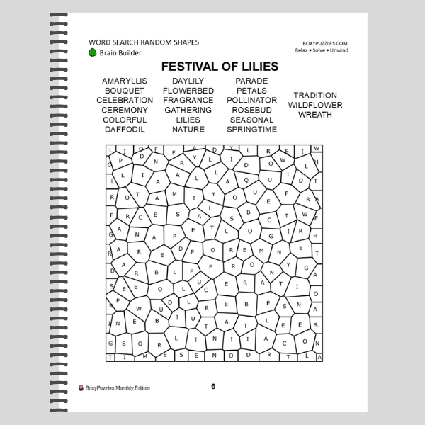 6 Puzzles for the Mind: Summer Edition Large Print Puzzle Book