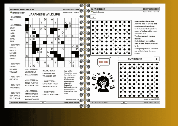 Book open spiral mockup (1) A Season to Unwind – 100+ Large Print Variety Puzzles for Adults & Seniors