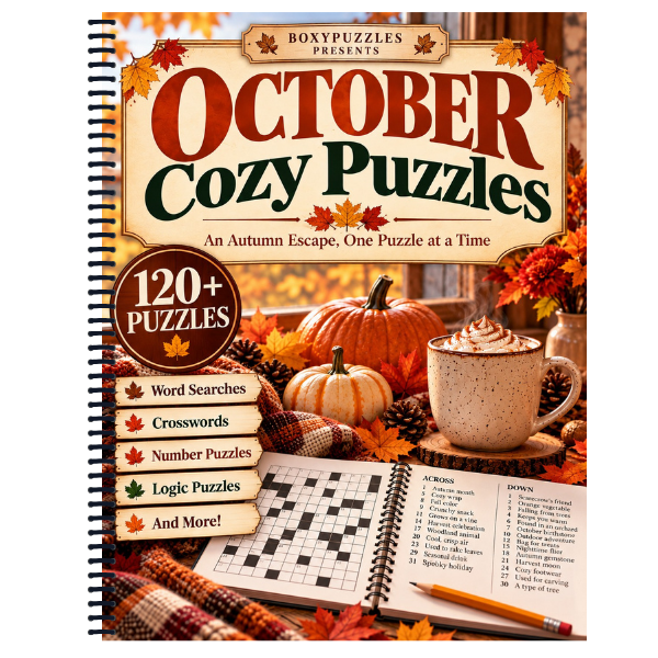 October Cozy Puzzles – 120+ Autumn Variety Puzzles for Adults