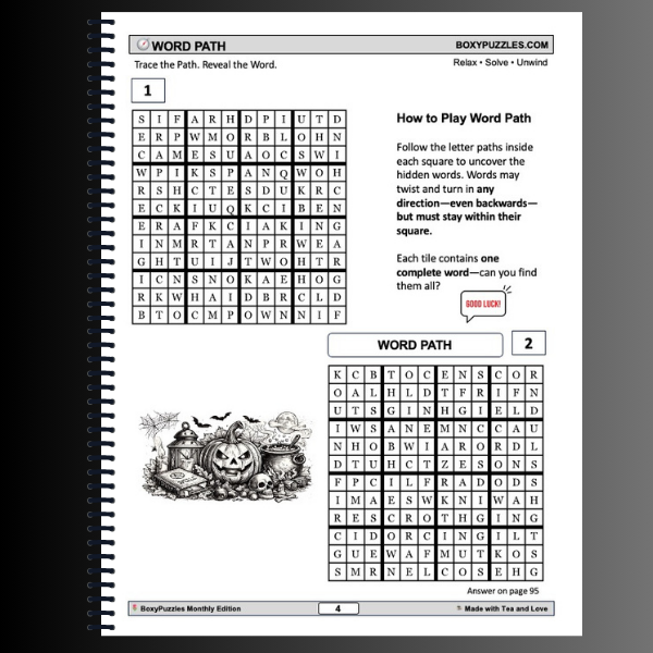 42 October Cozy Puzzles – 120+ Autumn Variety Puzzles for Adults