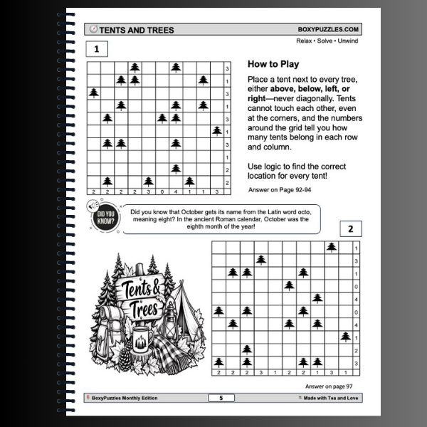 43 October Cozy Puzzles – 120+ Autumn Variety Puzzles for Adults