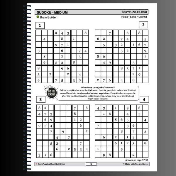 44 October Cozy Puzzles – 120+ Autumn Variety Puzzles for Adults