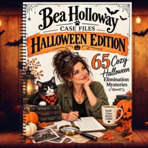 HALLOWEEN bea product image Bea Holloway Case Files: Halloween Edition – 65 Cozy Halloween Elimination Mysteries